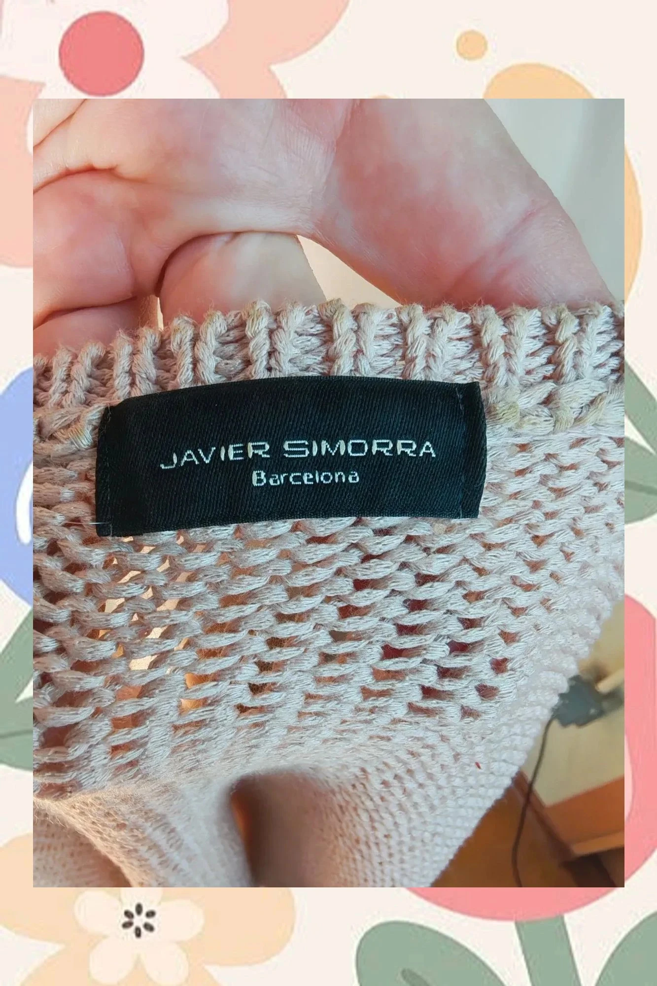 Javier Simorra fringed knit jacket – photo 4